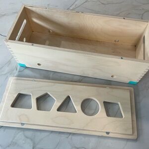 Lovevery The Block Set Replacement Wooden Box w/ Lid